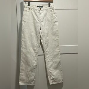Lauren Ralph Lauren White Straight Leg Jeans
